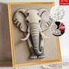Pearl Art Painting Kit for Adults and Beginners, Elegant White Elephant Sparkling Painting Craft Home Wall Decor Handmade Gift Art Projects