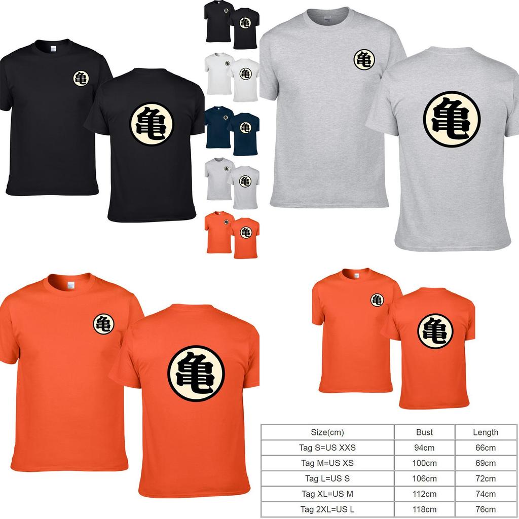 Luxurious Anime Dragonball Z Kame Sennin Goku Cotton T-shirt For Everyday Wear