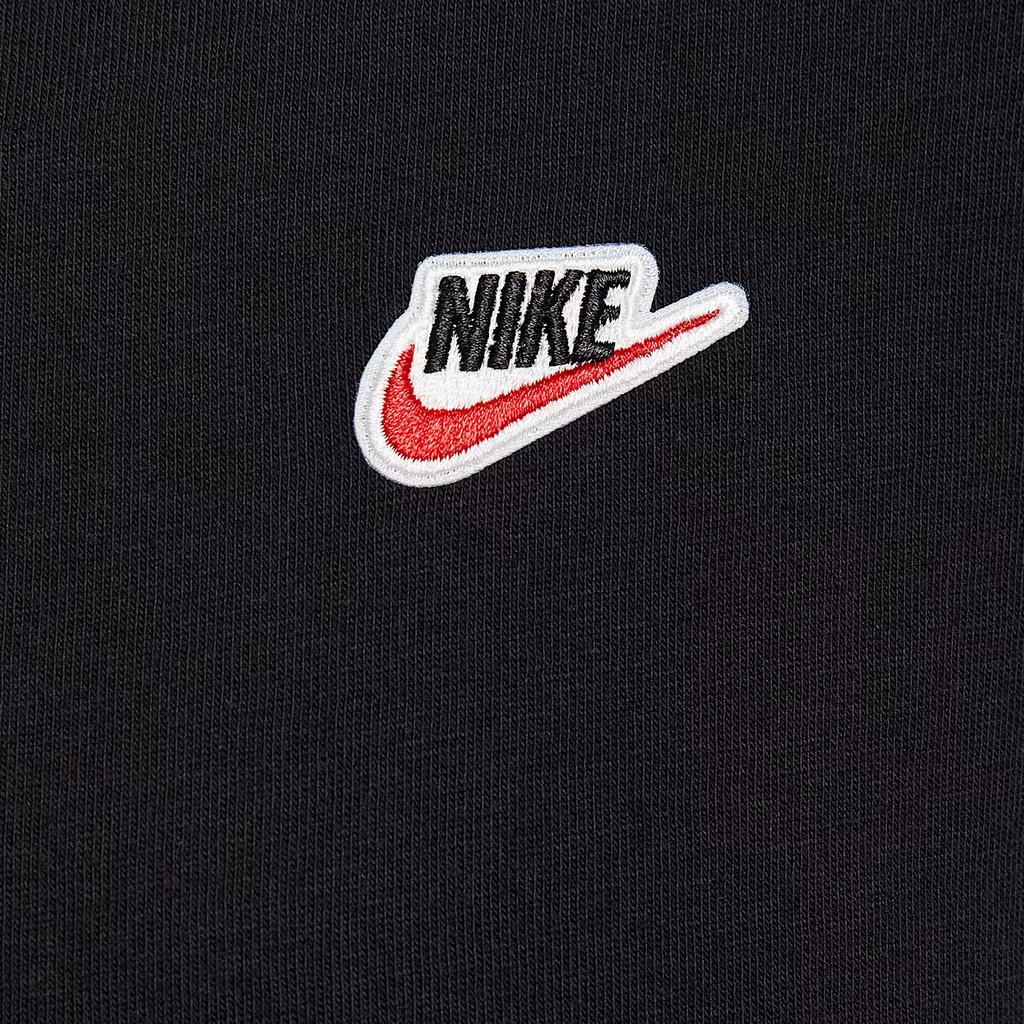 Nike Logo Round Neck Loose Short Sleeve T-Shirt Women T-Shirts Black DZ4686-010