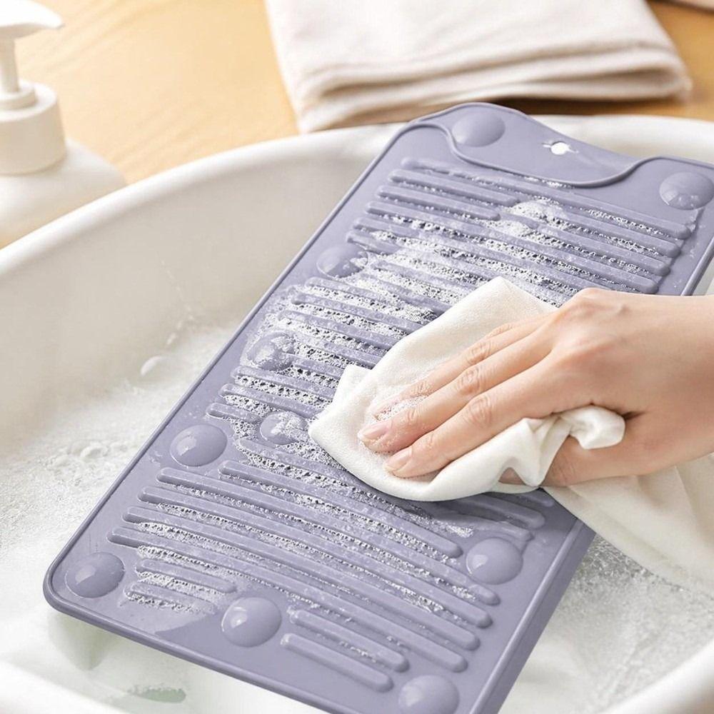 Suction Cups Hand Washing Board Non-Slip Scrubbing Board Laundry Washboard  Hand Washing Delicates