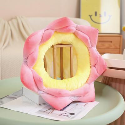 Plush Flower Hat Costume Accessory Lotus Headdress Cute for Adults Kids Cartoon Soft Party