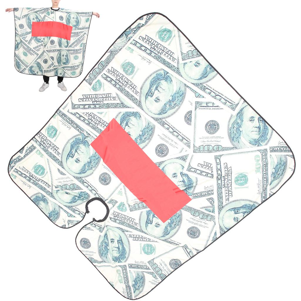 Haircuting Salon Cape Professional Adjustable Snap Closure Extra Long Hairdressing Apron