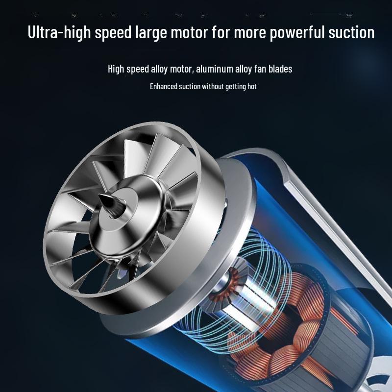 Tragbarer Handstaubsauger fürs Auto – Kabelloser Hochleistungsreiniger für Nass- und Trockenreinigung