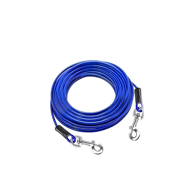 Durable Anti-Bite Steel Wire Dog Leash for All Breeds