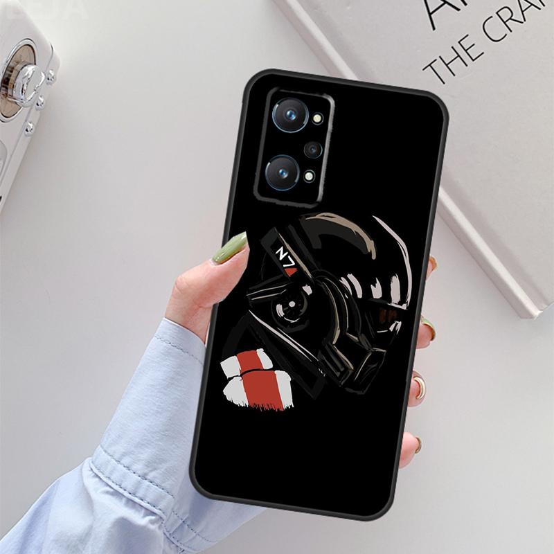 N7 Mass Effect For Realme 11 10 12 13 14 Pro Plus GT 5 6 6T GT7 Pro C67 C61 C53 C51 C21Y C25S C55 C75 Case