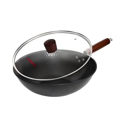 KCG-3288 32cm Cast Iron Wok
