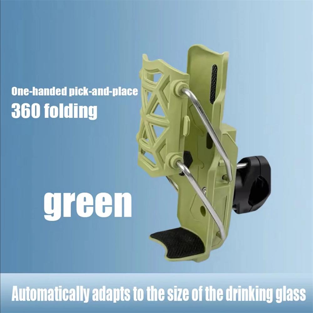 360° Adjustable Handlebar Cup Cage Universal Bike Motorcycle Water Bottle Holder For MTB Road Cycling ADV Motorbike Cup Stand