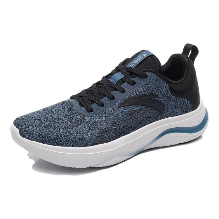 Anta Shocking 4 Shock Absorption Non-Slip Wear-Resistant Low-Top Training Shoes Men Training Shoes Black Blue 112337718-2