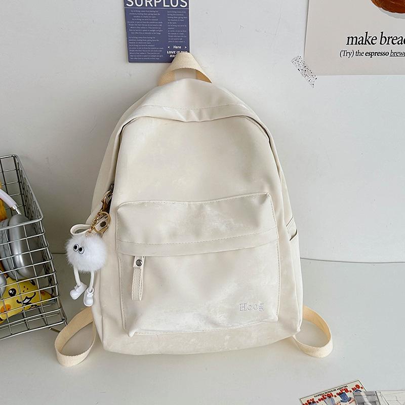 College Style Schoolbag for Women Japanese Large Capacity Backpack for Women College Students Casual Simple Rucksack