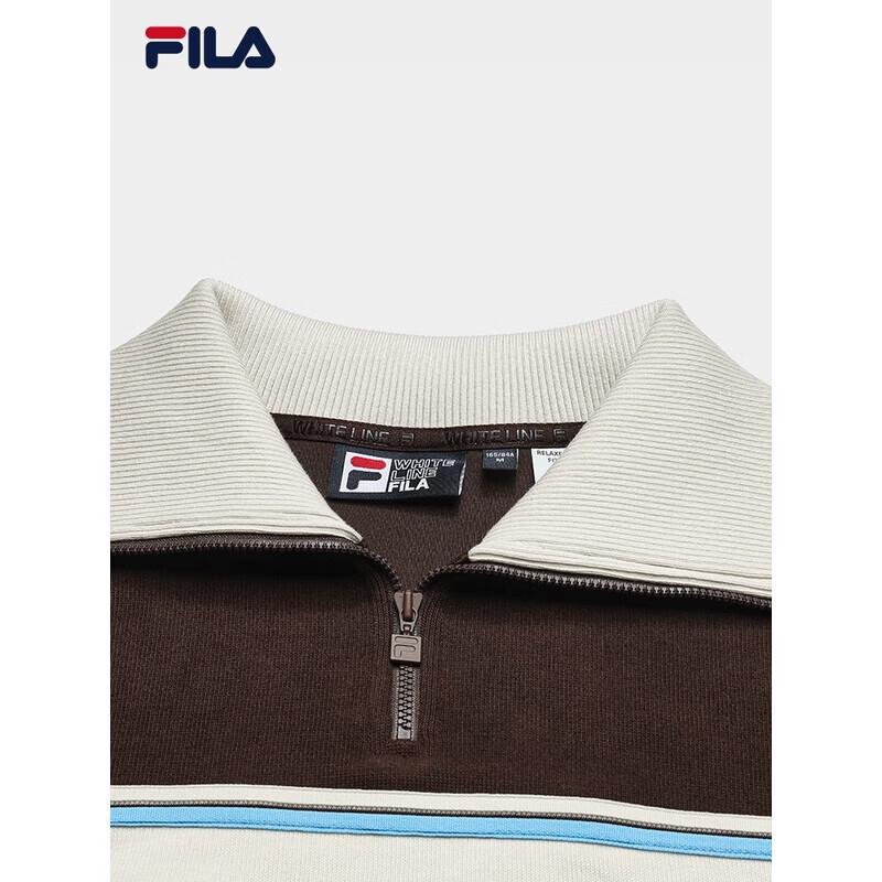 Fila Women's Half-Zip Knit Long Sleeve Sweatshirt