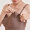 Jingqi Maternity Nursing Camisole with Built-in Bra, Warm Plus Velvet Vest for Postpartum Breastfeeding and Pregnancy (Autumn/Winter).