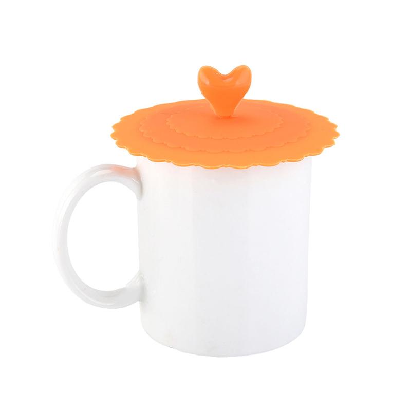 Good Lid Cap Silicone Soft Fruit Fashion Glass Cup Cover Coffee Mug Cute Suction Seal Bowknot 1pc New Strawberry Cup Cover