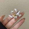 Korean Style Flower Ring Glaze French Irregular Ring Temperament Enamel Finger Ring  Girls