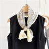 Silk Silk Scarf Female Fubao Rainforest Temperament Mulberry Silk Silk Scarf Thin, Narrow and Long Double-sided Scarf Streamer Scarf