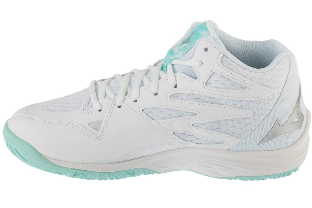 Mizuno Thunder Blade Z Mid, Womens White Volleyball Shoes