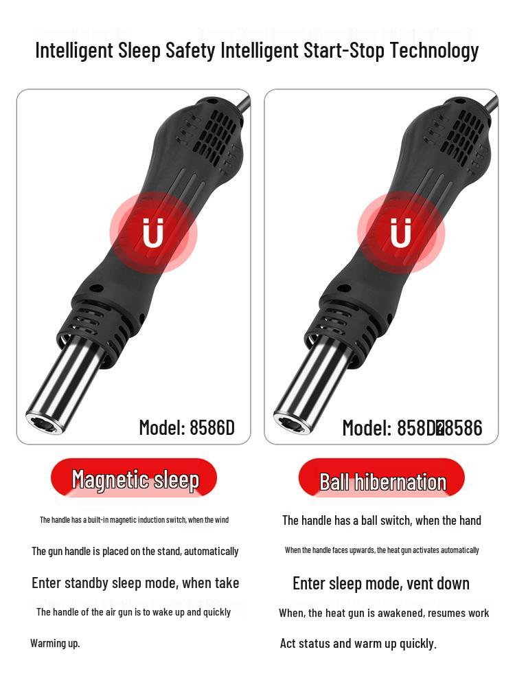 Lu Xianzi 8586D Hot Air Gun & Soldering Iron 2-in-1 for Mobile Phone Repair