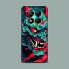 Phone Case for Xiaomi Redmi 15C 14C 12C 13C 4G Redmi Note 15 14 13 12 11 10 Pro Plus 12S Silicone Soft Cover Oni Mask Art Dragon