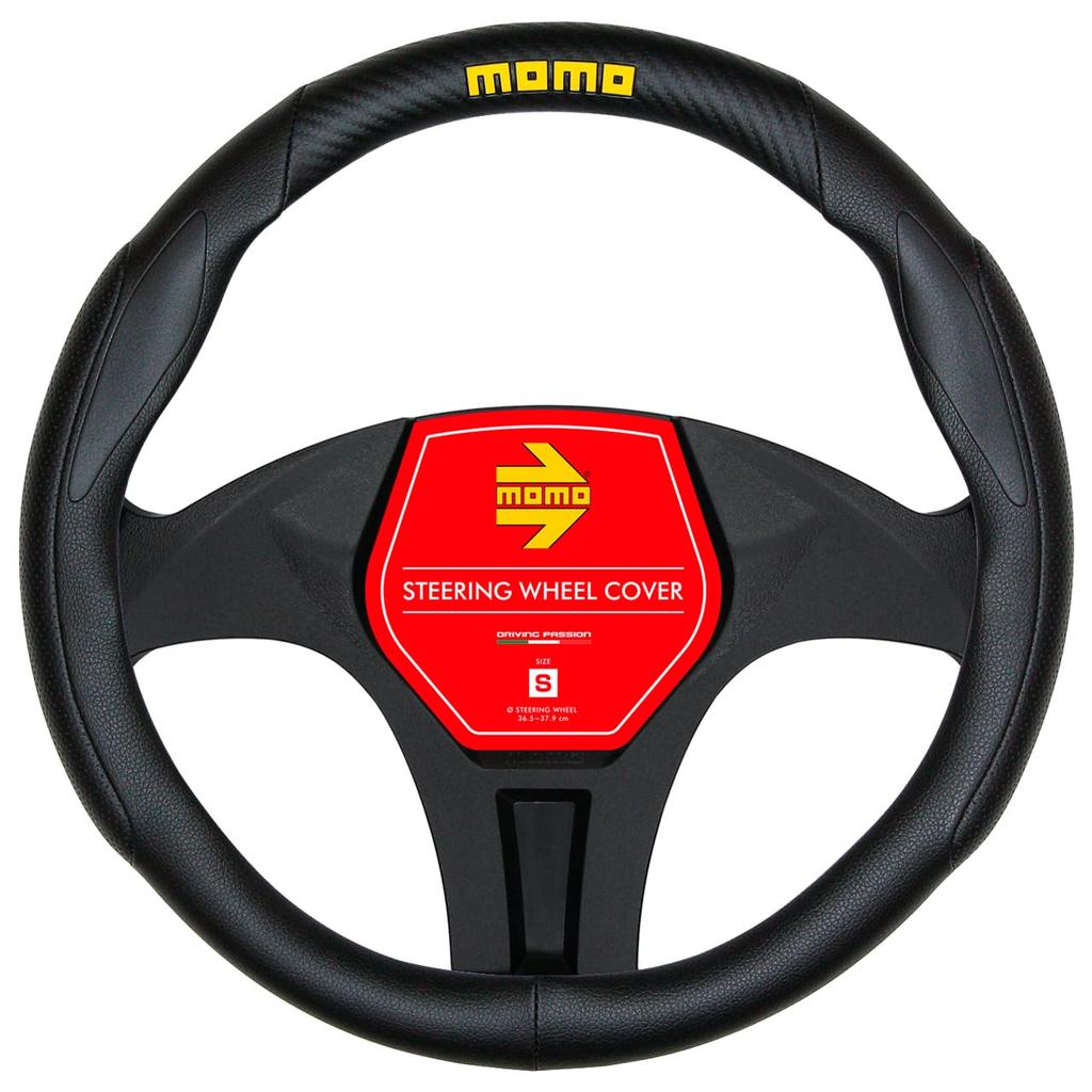 MOMO SUPER ANATOMICO Steering Wheel Size Black Carbon Fiber Cover, Italy, Milan, S,
