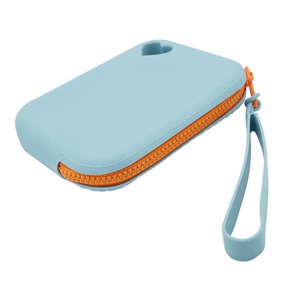 Multi-purpose Travel Pouch Silicone Cosmetic Bag New Coin Purse  Students