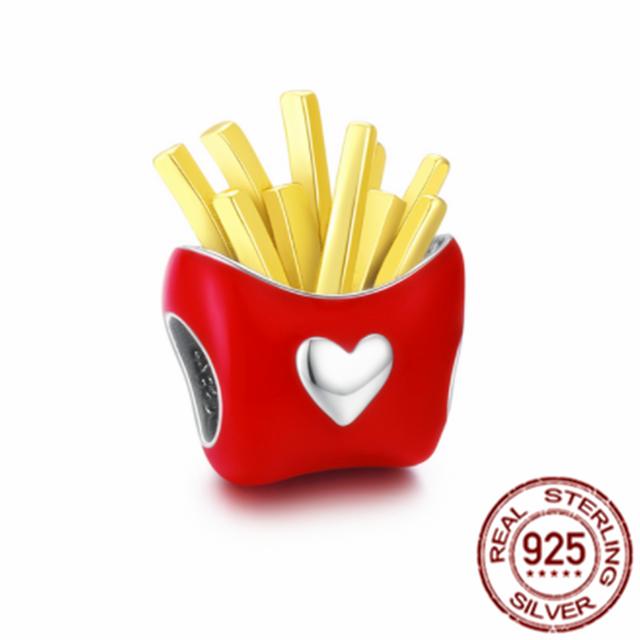 Fit Original Fasion Bracelet Bangle 925 Sterling Silver Balloon Beach &Parrot Dangle Charm Bead Diy Jewelry For Women Gift