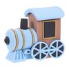 Cute Cartoon Train Cake Topper Birthday Party Decoration Miniature Train Decoration PVC Cupcake Cake Supplies Cupcake Toppers