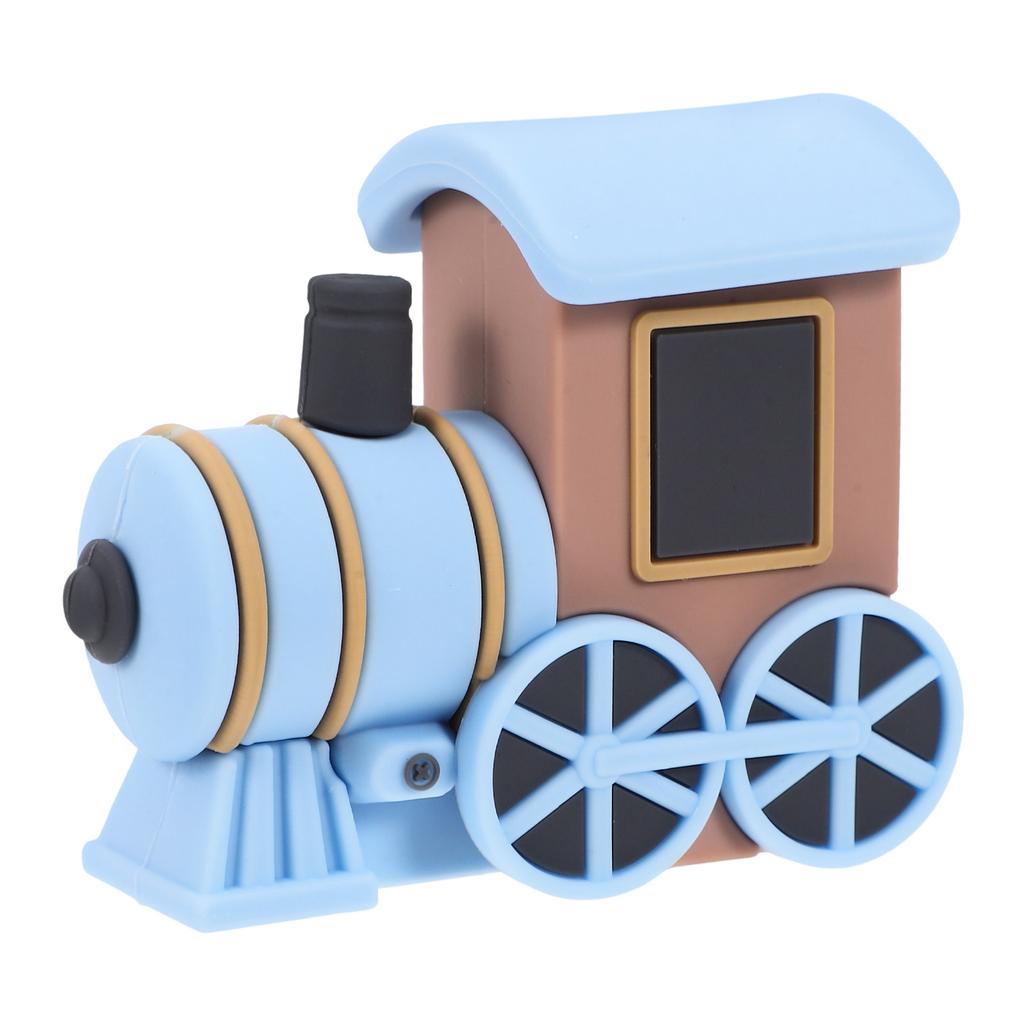 Cute Cartoon Train Cake Topper Birthday Party Decoration Miniature Train Decoration PVC Cupcake Cake Supplies Cupcake Toppers