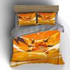 Orange Electric Character Bedding Duvet Cover Sets Duvet Covers Pillowcases Gifts (1 * Duvet Cover 2 * Pillowcases, Without Duvet Insert)