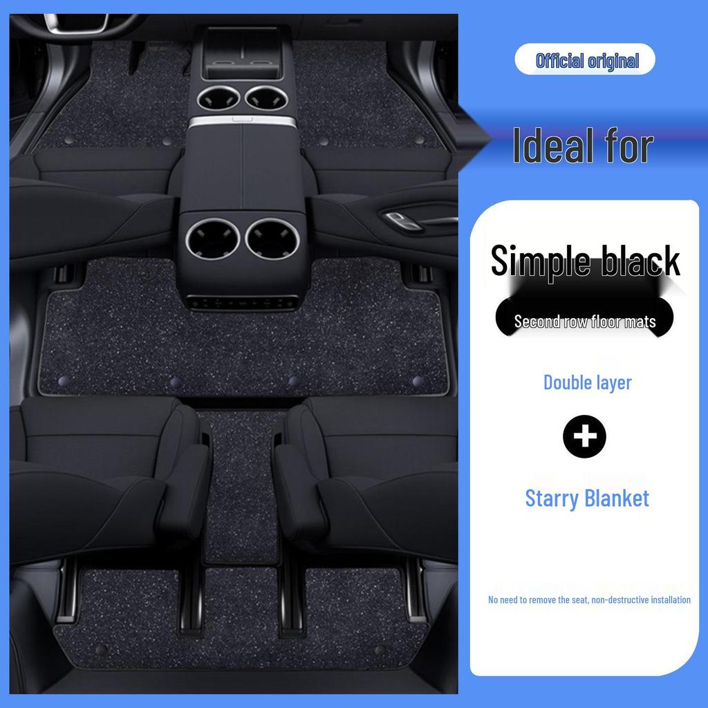 Ideal i8 Full Coverage Odorless Floor Mats – Eco-Friendly Leather Car Interior Protection