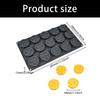 Stampi per dolci in silicone per uso alimentare Realizzano 15 Waffle Rotondi Cioccolatini E Biscotti Articoli Multiuso per la Cottura
