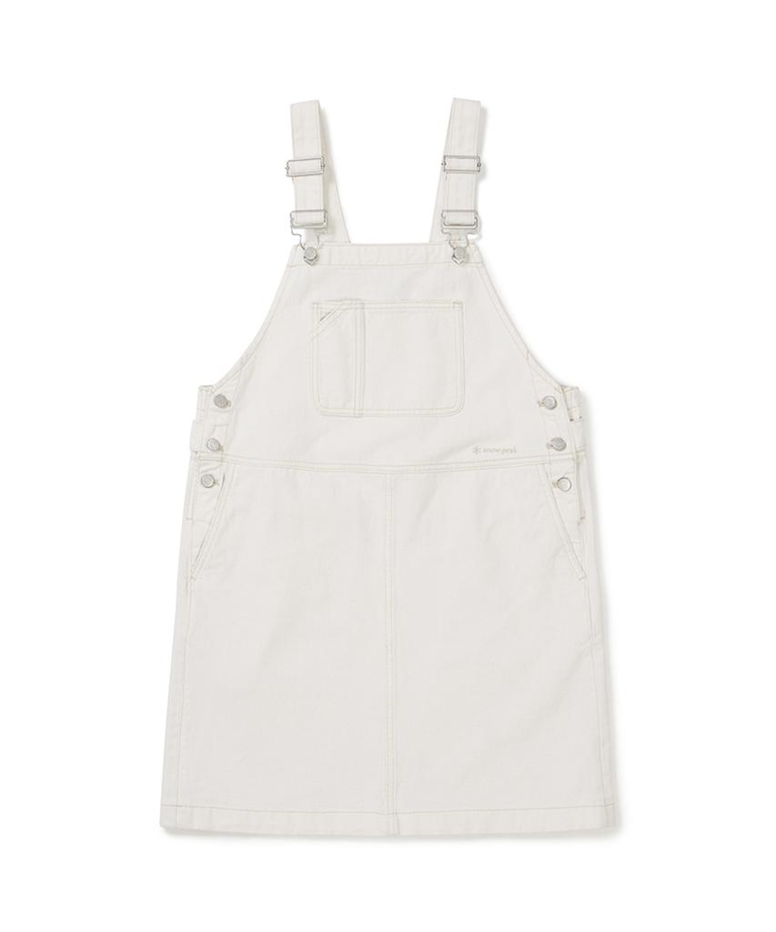 Snow Peak Apparel Denim Overall Dress (S25Zwfop77) Ivory