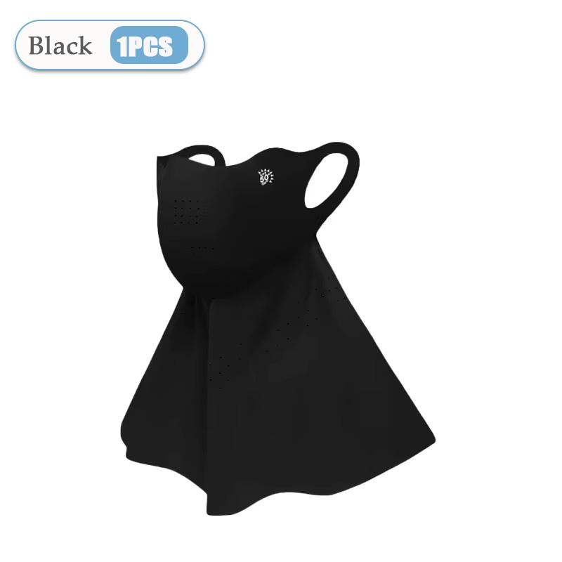 

Однотонная маска из ледяного шелка, летние шарфы для лица, защита от ультрафиолета, повязка на шею, защитный экран для лица, солнцезащитный нагрудник, персонализированный ветрозащитный