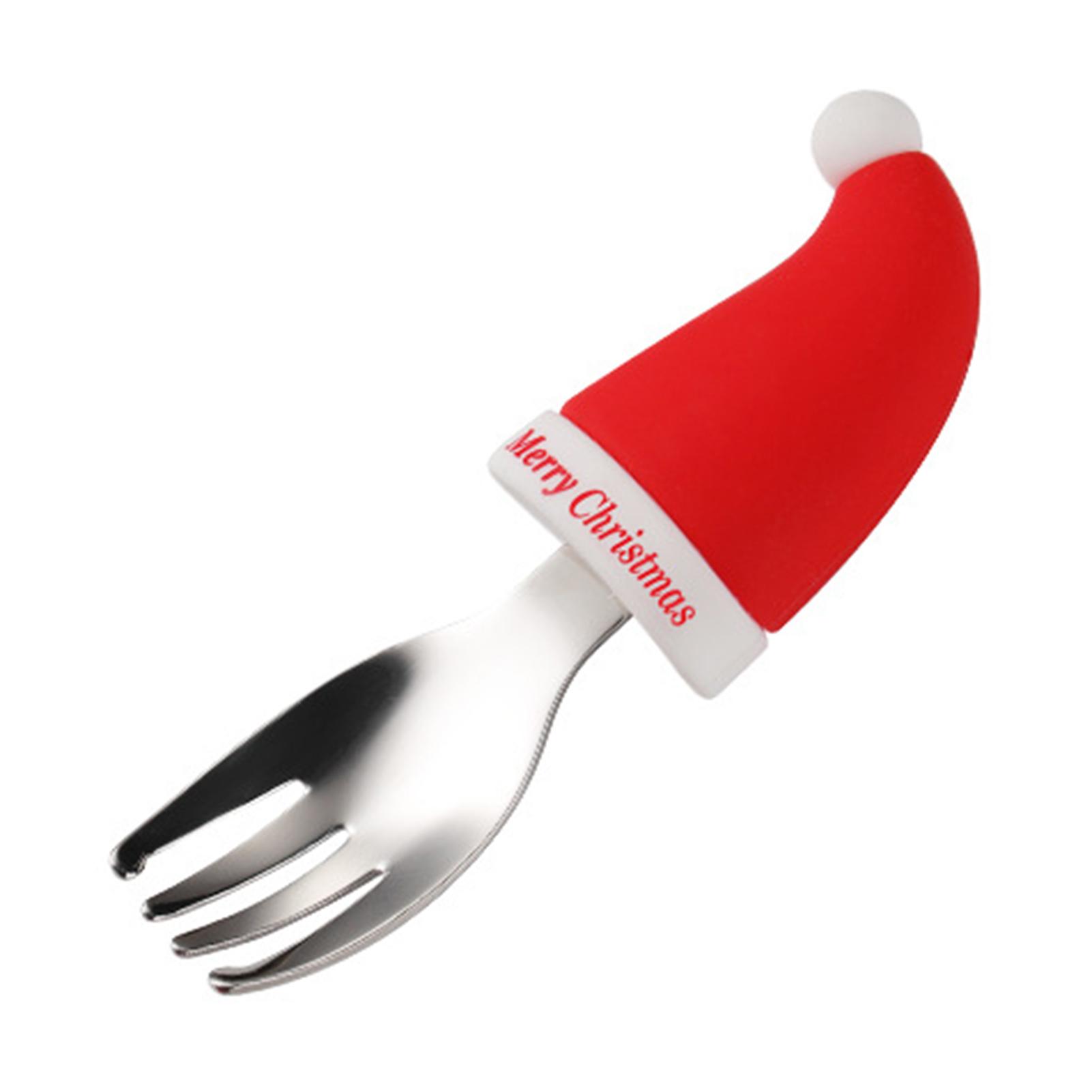 

Lovely Chirstmas Hat Tableware Set For Kids Drop-resistance Toddlers Dinnerware For Boys Girls