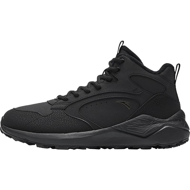 Anta Men's Winter High-Top Plush Lined Casual Sneakers