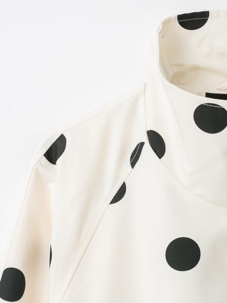 European and American Style, New Women's Clothing, Fashionable Polka Dot Bomber Jacket 8372/236/250