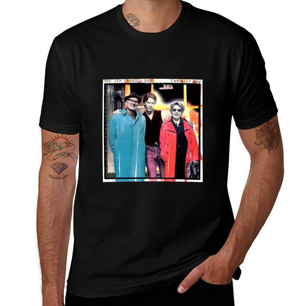 People Who Died Catholic Boy Punk Rock Jim Carroll Band Throwback TShirt Basic Solid Color Short Sleeve TShirt