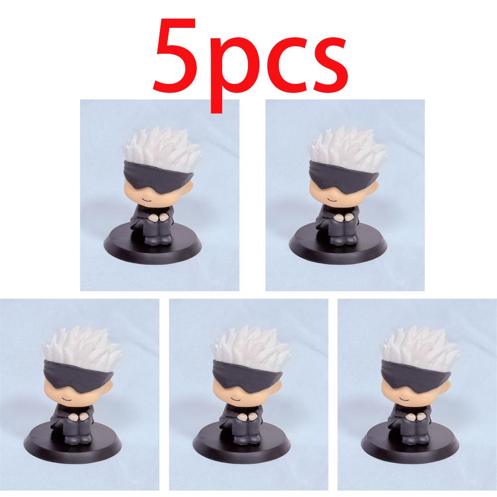 1-5pcsOriginal Jujutsu Kaisen Anime Figure Look Up Kkotsu Yuta Geto Suguru Anime Figure Q Version Cute Model Toys