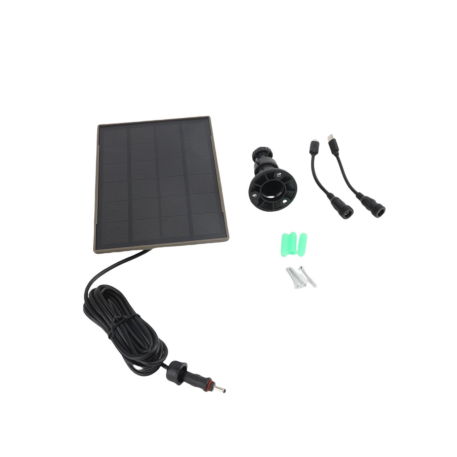 

Portable Solar Kit USB 35135 USB C Output Rechargeable 6000mAh Battery Solar for Outdoor Photography and Activities
