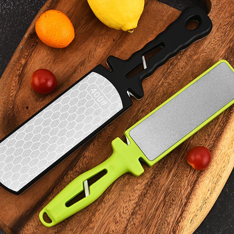 5 In1 Knife Sharpener Diamond Bars 400/1000 Multi-Tool Kitchen Knives Tungsten Steel Ceramic Grinding Double-Sided Whetstone