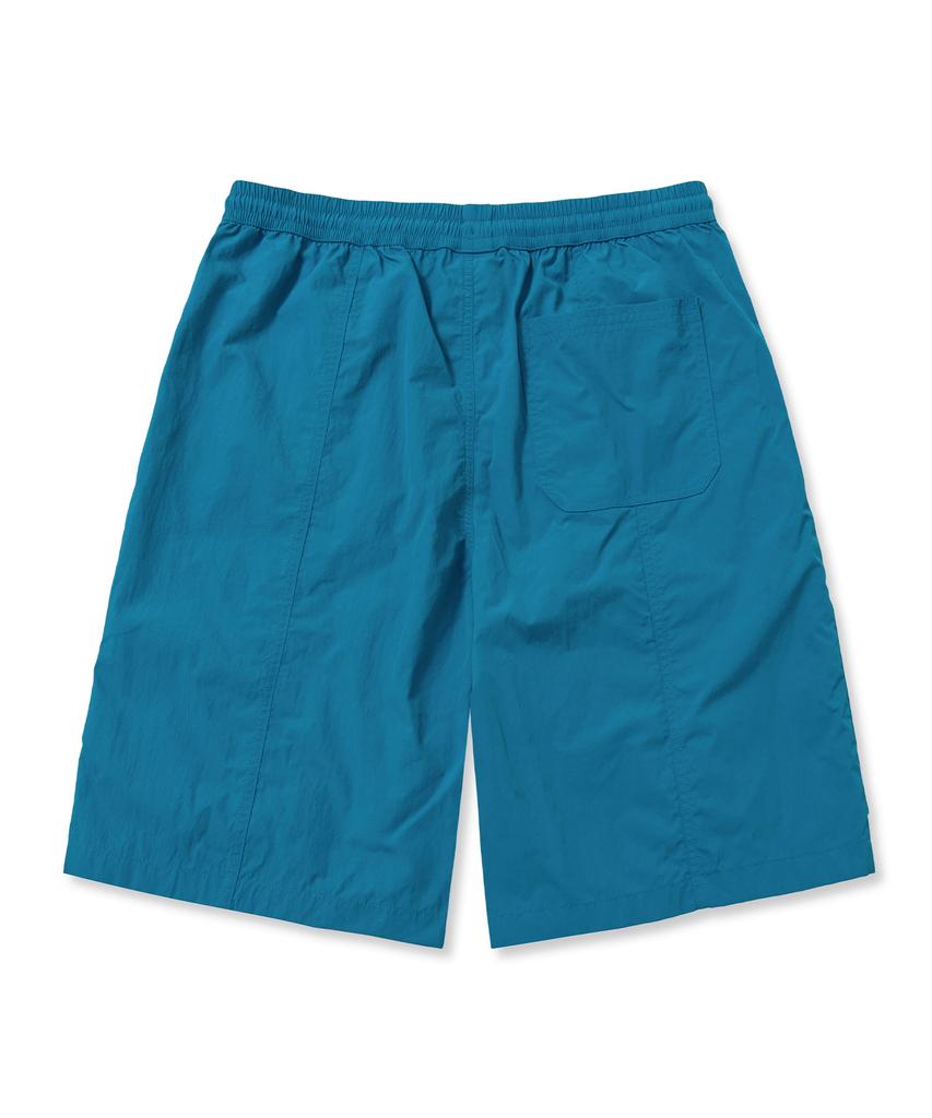 BROWNBREATH Tag Nylon Pocket Shorts - Blue
