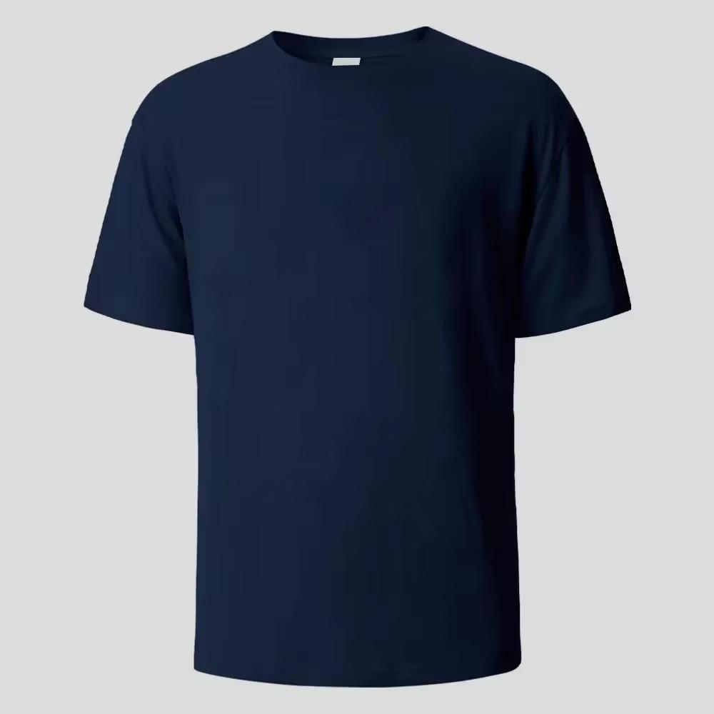 Minimalist Style Solid Color Casual T-Shirt Cotton Breathable Tee Unisex Unisex Summer Streetwear
