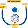 Belleone R134A Refrigerant Recharge Kit, AC Recharge Hose Kit With Gauge, R134A Freon Can Tap Recharging Hose With Detachable R134A Quick Coupler For
