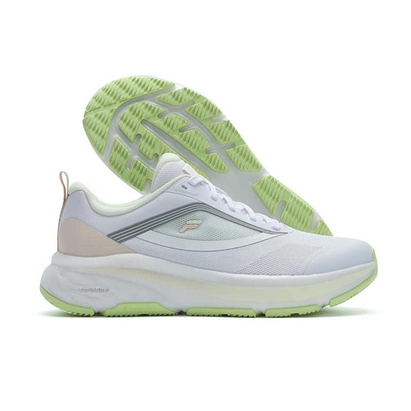 FILA Nuvole 2 Lightweight Breathable Urban Running Shoes Women Sneakers White Green A12W421112FWV