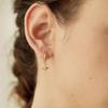 Women's AB Asymmetrical Star Earrings, S925 Silver, Geometric Design, Simple and Versatile