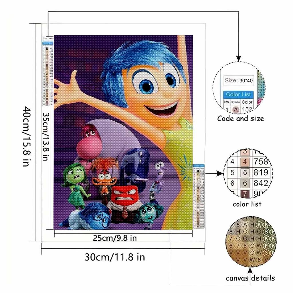 5D Diy Diamond Painting Inside Out Full Drill Rhinestones Mosaic Embroidery Handmade Products Home Decor Gift