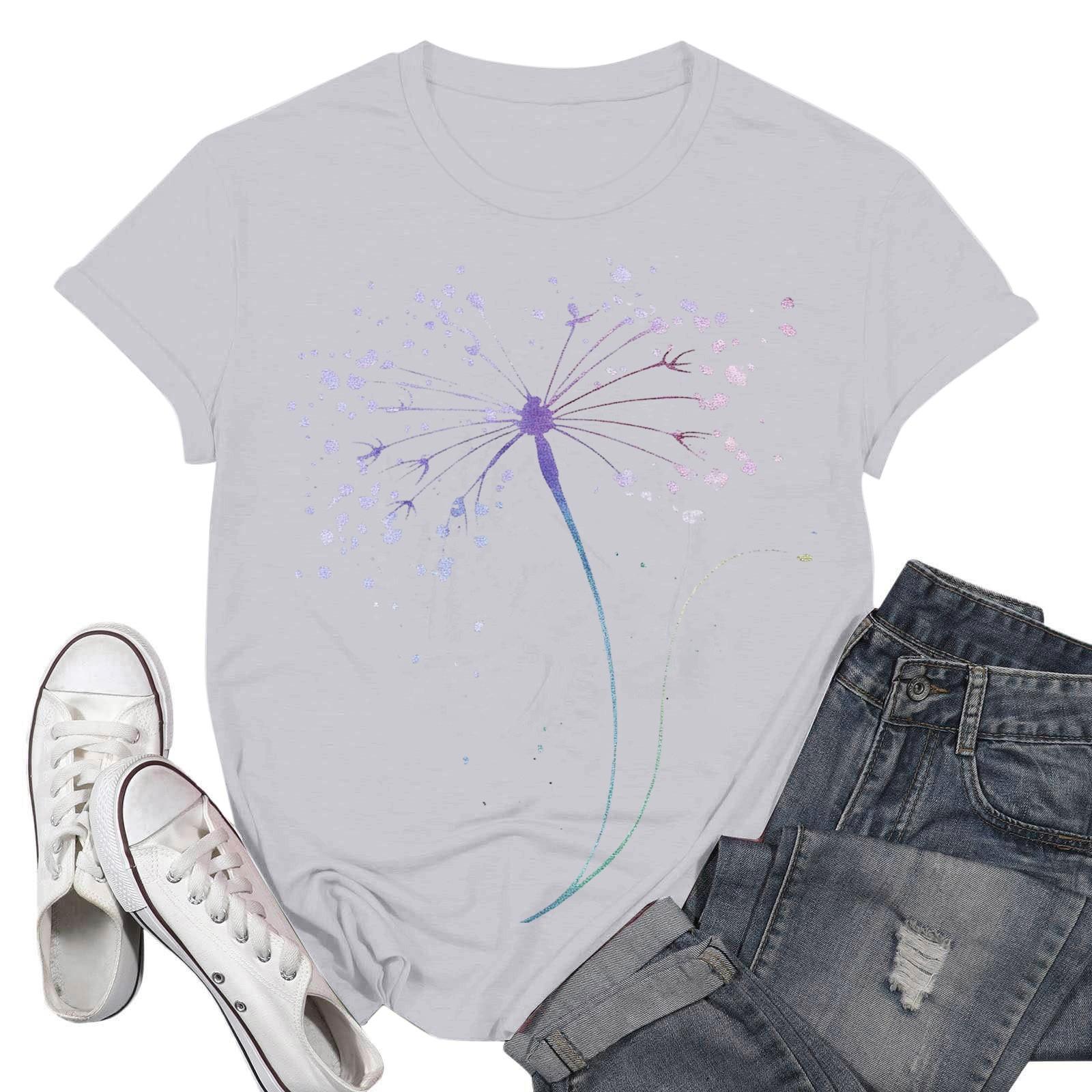 

Женские модные повседневные пуловеры с короткими рукавами и круглым вырезом с принтом S белый