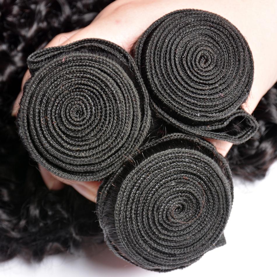 Indian Kinky Curly Human Hair 1 3 4 Bundles Deal Raw Hair Tissage Human Hair On Sale Deep Curly Natural Hair Extensions