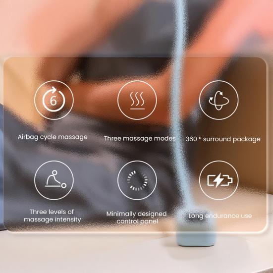 Head Massager Scalp Electric Percussion Airbag Deep Relaxation Stress Relief Three