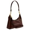 Coach Juliet 25 Metal Logo Detachable Shoulder Strap Leather Tote Bag Large Women handbags Maple CAD75-B4MPL