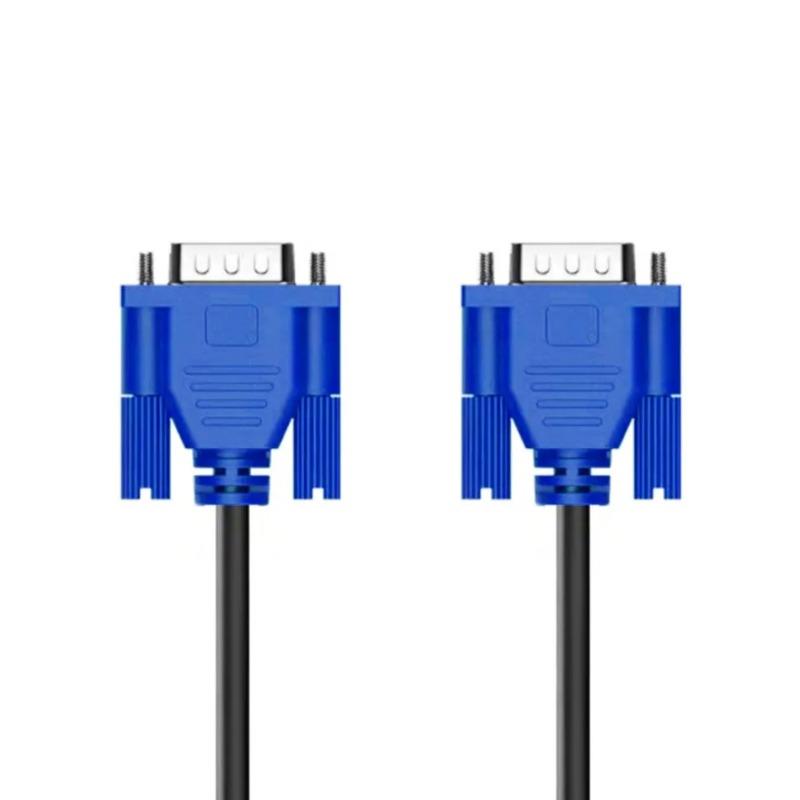 VGA 3 5 Cable Male To Male High Definition Computer Projector Monitor Video Data Cable with Magnetic Ring