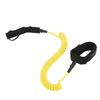 Surfing Foot Rope 7mm 10ft Coiled Spring High Elastic Adjustable Lightweight for Paddle Board Surfboard